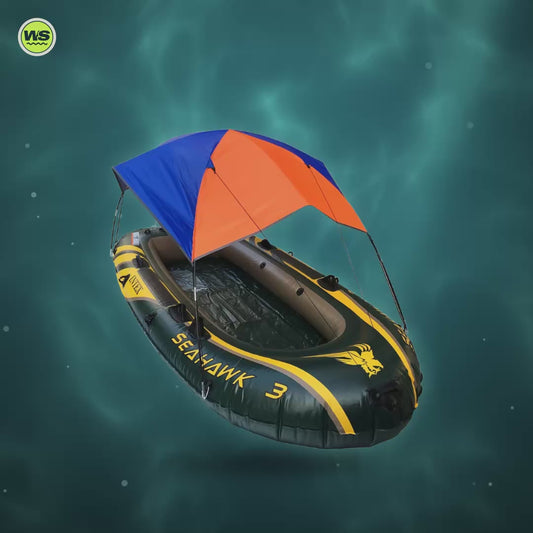 Inflatable Boat Sun Canopy (2–4 Person) — product video