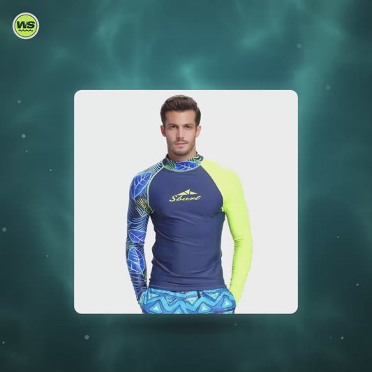 Men's Long-Sleeve Swim Skin — product video