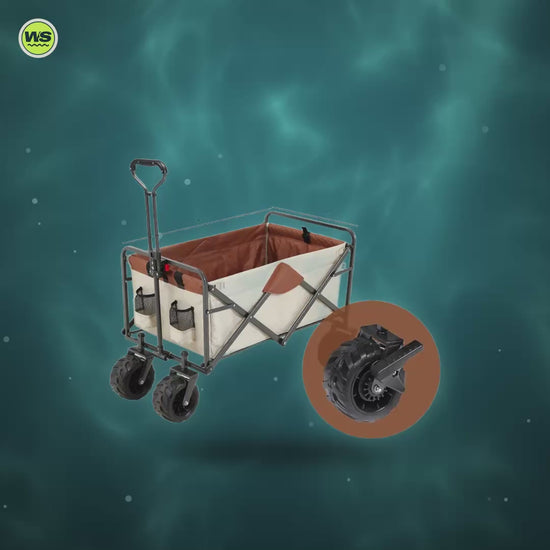 Folding Beach & Camping Wagon (+ Add-ons) — product video