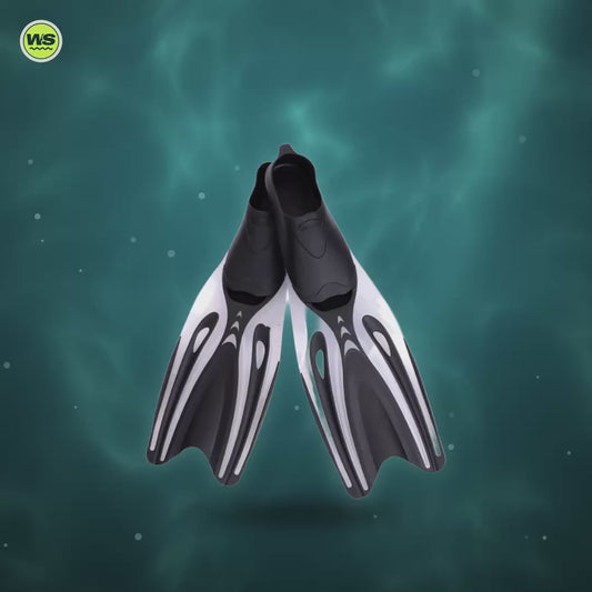 Full-Foot Snorkel Fins — product video