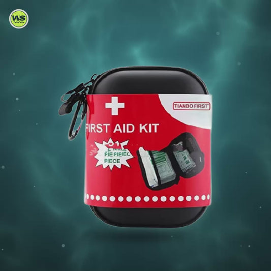 85-Piece Waterproof First Aid Kit — product video