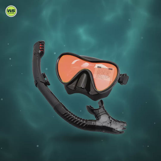 Iridescent Snorkel Mask & Snorkel Set — product video