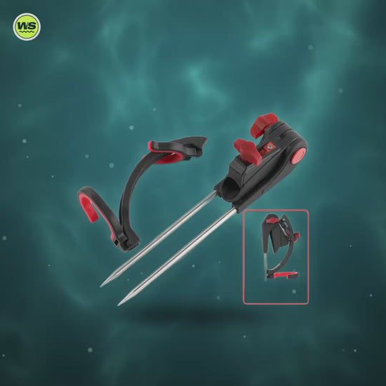 360° Adjustable Bank Fishing Rod Holder — product video
