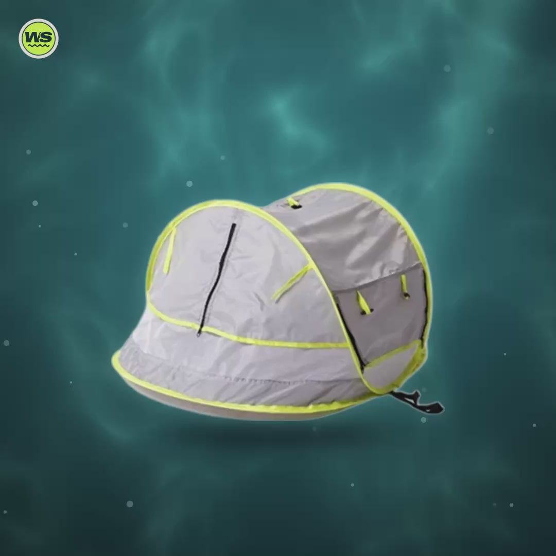 Kids' Pop-Up Beach Shade Tent — product video