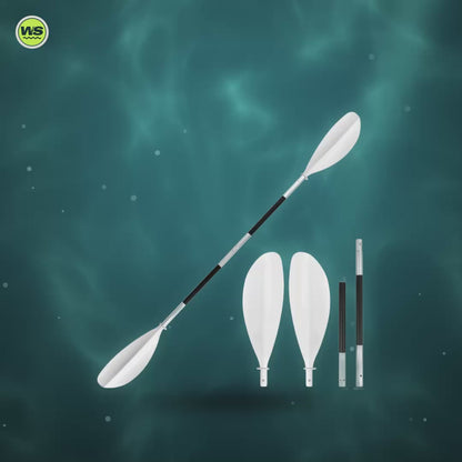 4-Piece Aluminum Kayak Paddle — product video