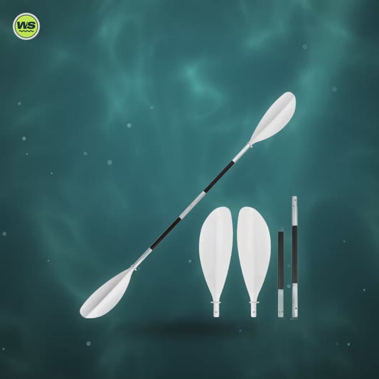 4-Piece Aluminum Kayak Paddle — product video