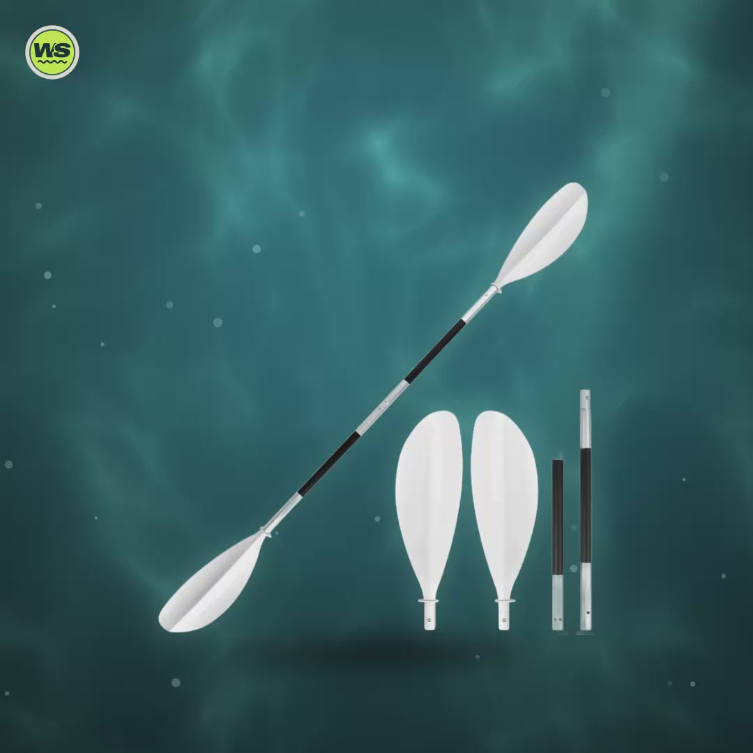 4-Piece Aluminum Kayak Paddle — product video