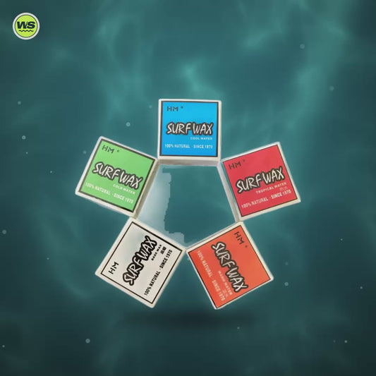 Surf Wax (Base, Cold, Warm & Tropical) — product video
