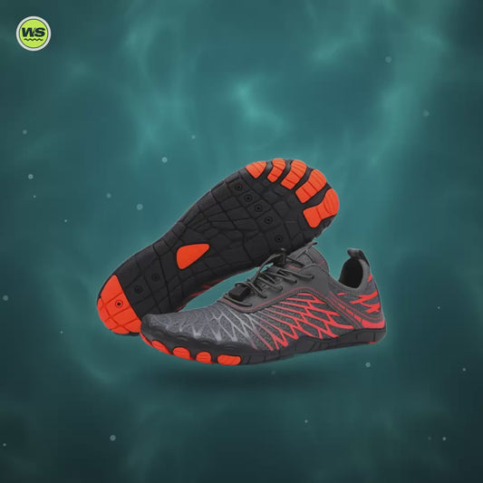 Lace-Up Mesh Water Shoes — product video