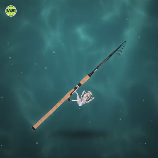 Carbon Telescopic Lure Rod — product video