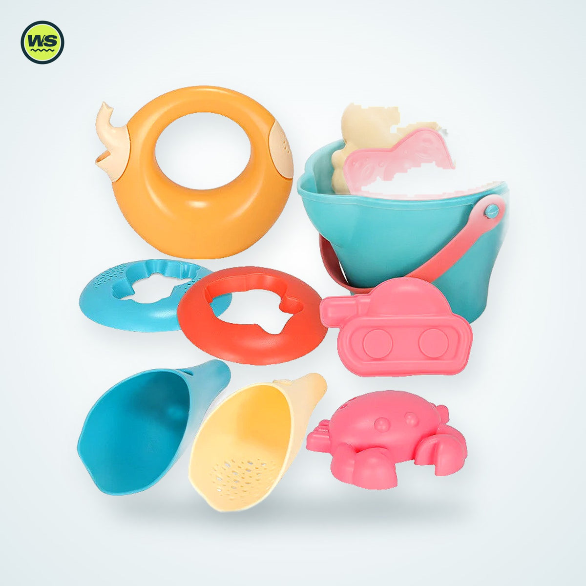 Soft Silicone Beach Toy Set (5 to 14 Pieces) | Watersports Supply
