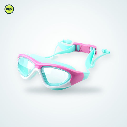 Kids' Anti-Fog Swim Goggles with Built-In Earplugs | Watersports Supply