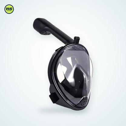 Kids' Silicone Swim & Snorkel Mask Goggles — studio view 1