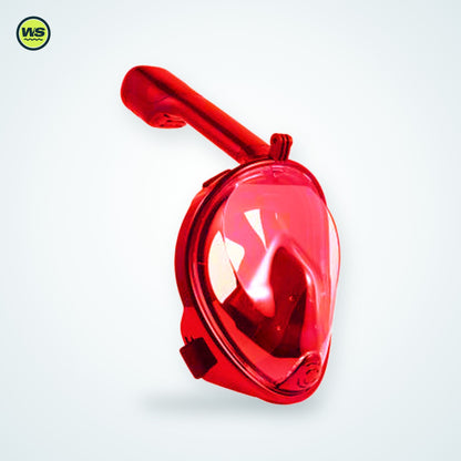 Kids' Silicone Swim & Snorkel Mask Goggles — studio view 2