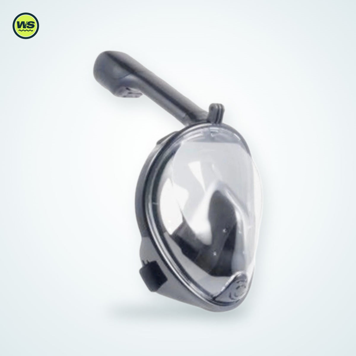 Kids' Silicone Swim & Snorkel Mask Goggles — studio view 3