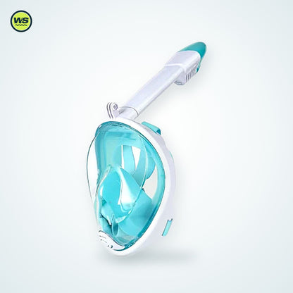 Kids' Silicone Swim & Snorkel Mask Goggles — studio view 6