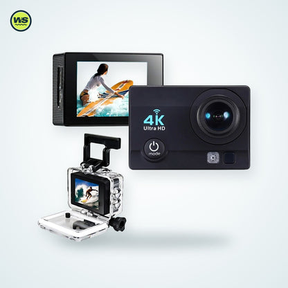 4K Wi-Fi Action Camera with 2" Screen | Watersports Supply