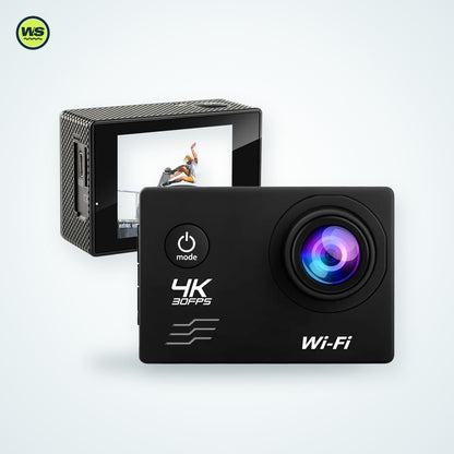 4K/30fps Action Camera with 2" Screen — studio view 3