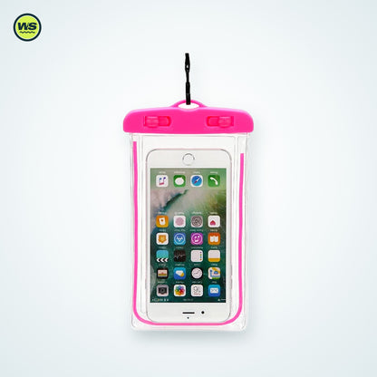 Glow-in-the-Dark Universal Waterproof Phone Pouch — studio view 3