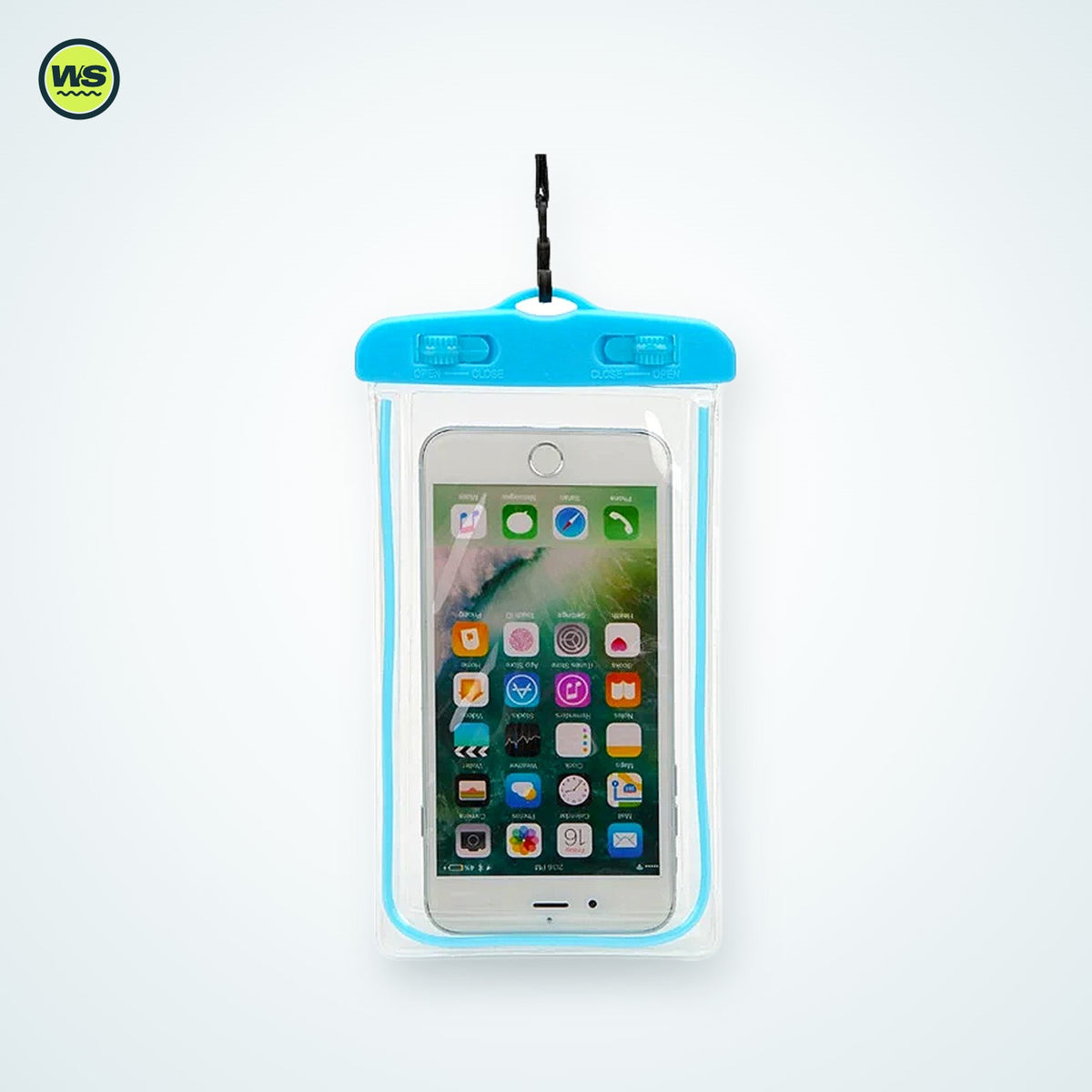 Glow-in-the-Dark Universal Waterproof Phone Pouch — studio view 5