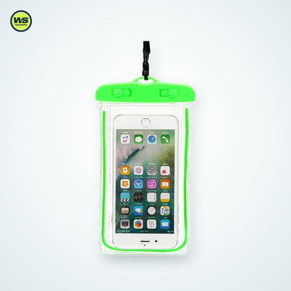 Glow-in-the-Dark Universal Waterproof Phone Pouch — studio view 6