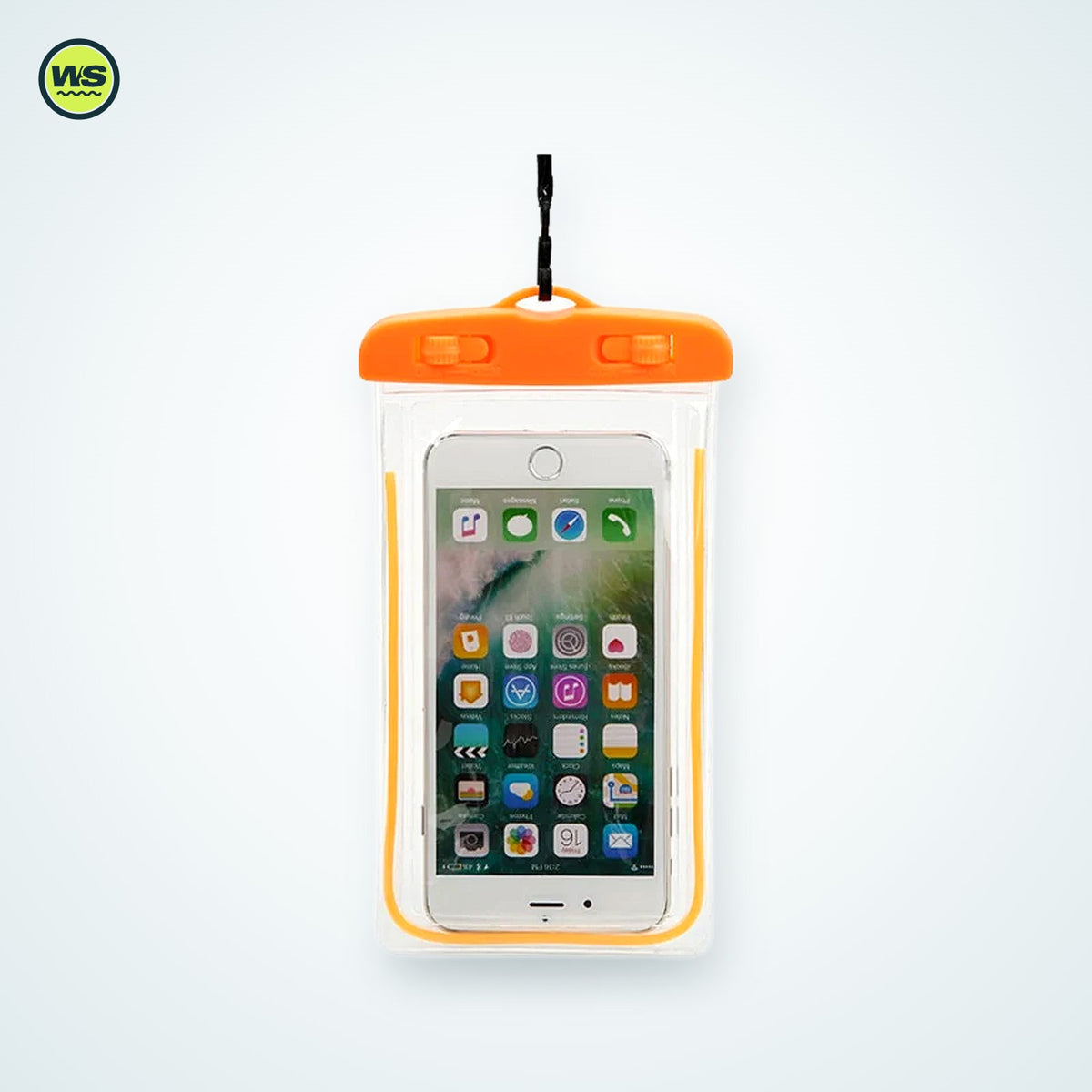 Glow-in-the-Dark Universal Waterproof Phone Pouch — studio view 8