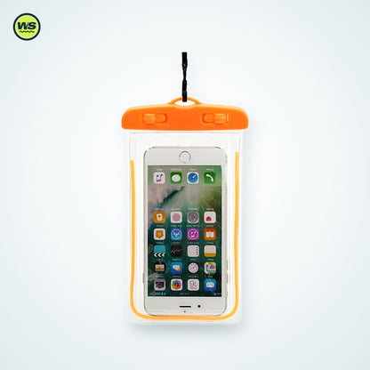 Glow-in-the-Dark Universal Waterproof Phone Pouch — studio view 8
