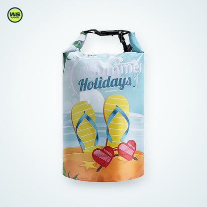 10L Printed Beach Dry Bag — studio view 2