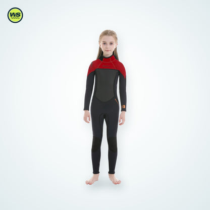 Kids' Thermal One-Piece Swimsuit — studio view 3