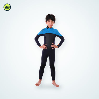 Kids' Thermal One-Piece Swimsuit — studio view 4
