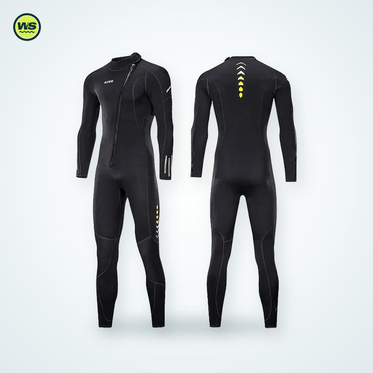 One-Piece Neoprene Surf Wetsuit — studio view 1