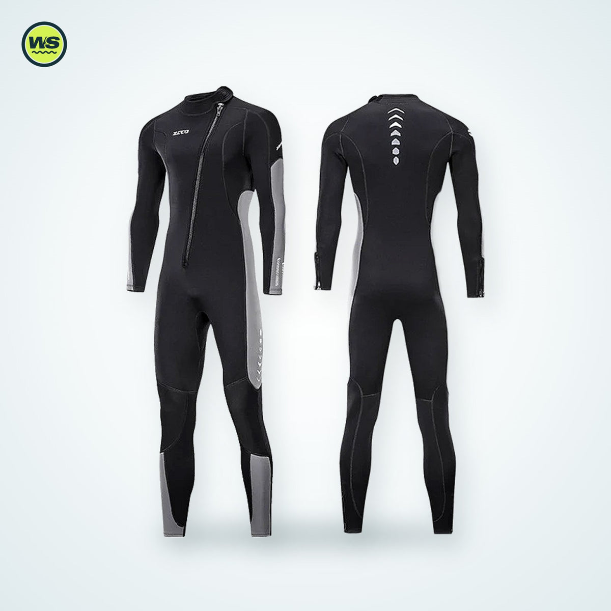 One-Piece Neoprene Surf Wetsuit — studio view 2