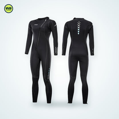 One-Piece Neoprene Surf Wetsuit — studio view 4