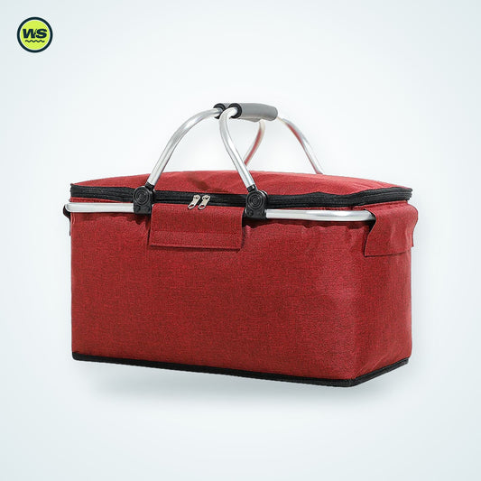 Folding Insulated Picnic Cooler Basket | Watersports Supply