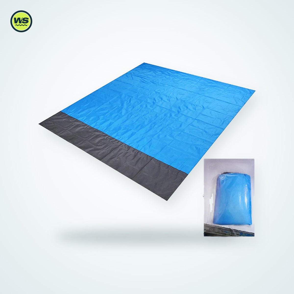 Waterproof Pocket Beach Blanket with Stakes — studio view 7