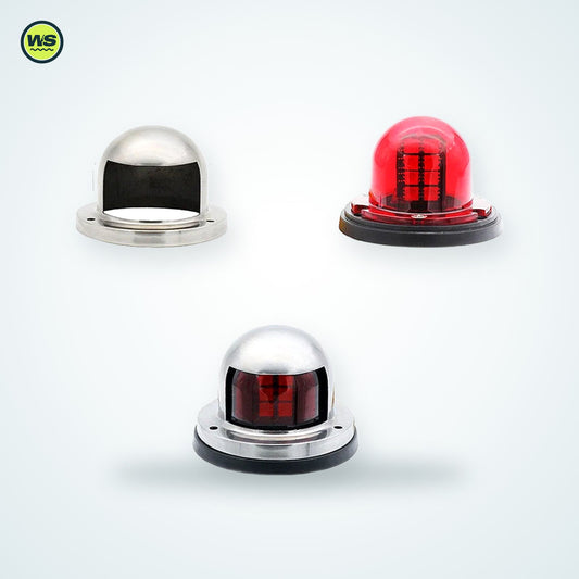 12V LED Navigation Sidelights, Red & Green | Watersports Supply