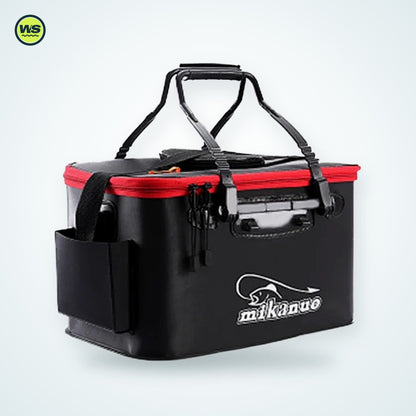 Collapsible EVA Live Bait & Fish Bucket — studio view 2