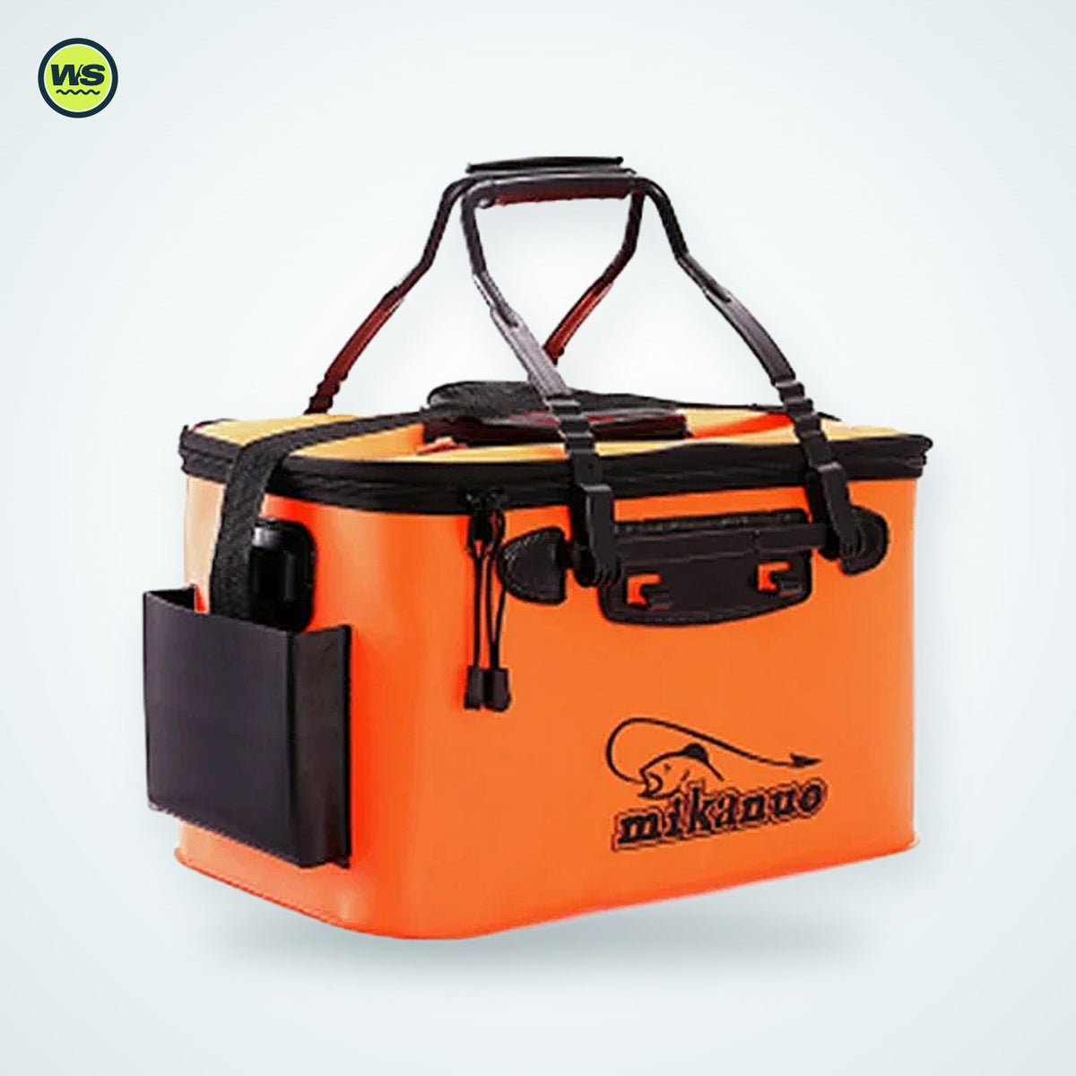 Collapsible EVA Live Bait & Fish Bucket — studio view 3