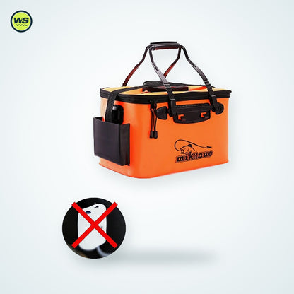 Collapsible EVA Live Bait & Fish Bucket — studio view 5