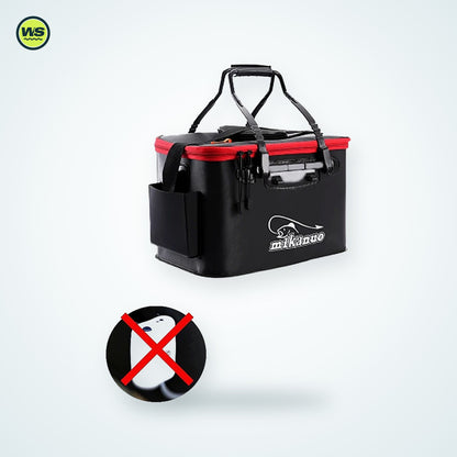 Collapsible EVA Live Bait & Fish Bucket — studio view 6