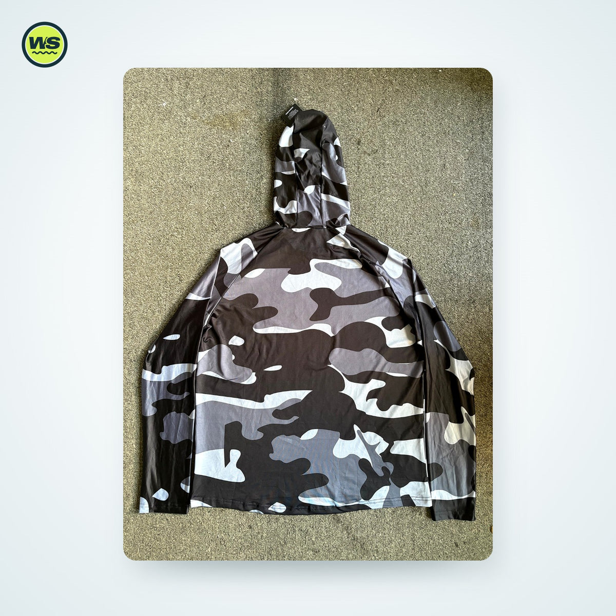 Hooded Long-Sleeve Fishing Shirt with Face Cover — studio view 9