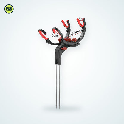 360° Adjustable Bank Fishing Rod Holder — studio view 2