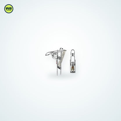 Stainless Steel Spring Rod Holder with Adjustable Sensitivity — studio view 1