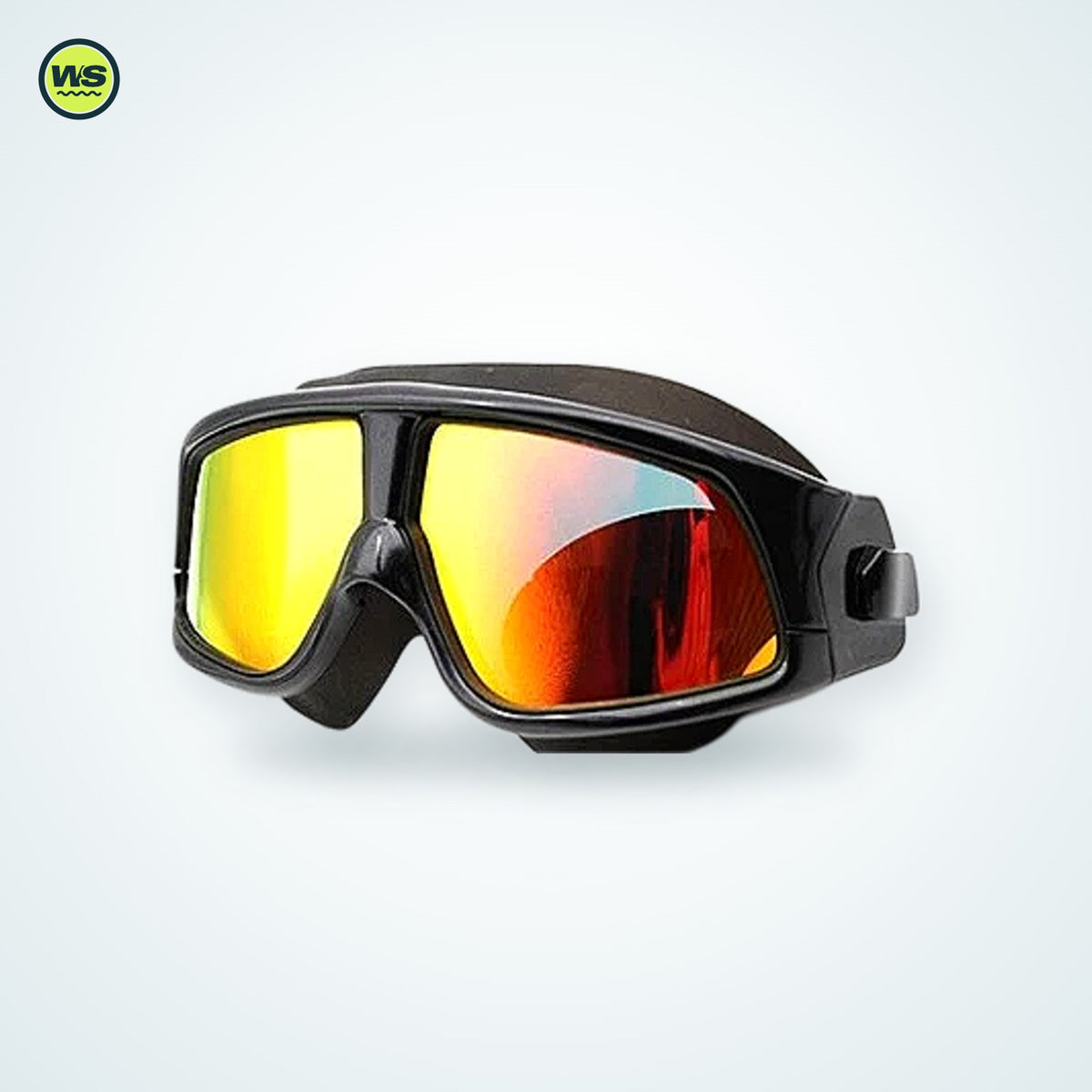 Silicone Anti-Fog Swim Goggles — studio view 1