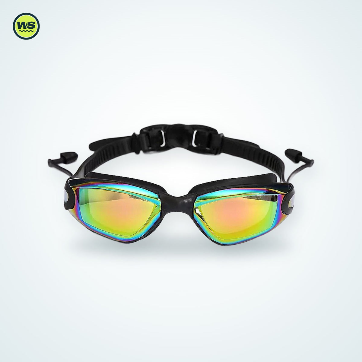 Wide-View Anti-Fog Swim Goggles with Earplugs | Watersports Supply