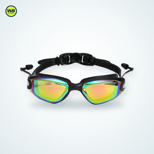 Wide-View Anti-Fog Swim Goggles with Earplugs | Watersports Supply