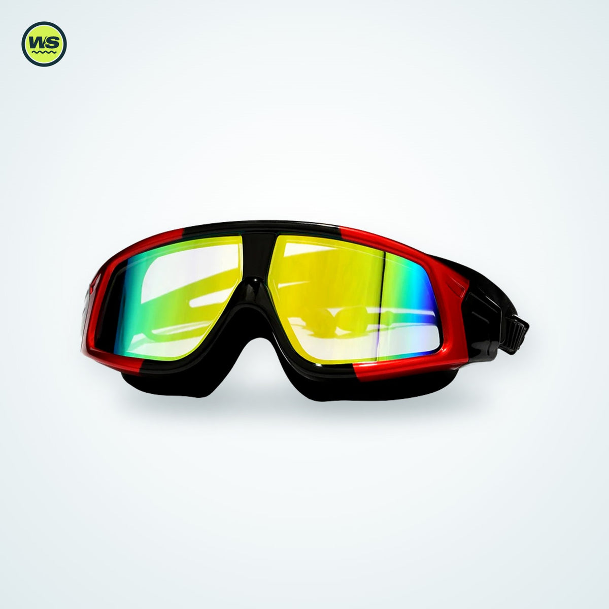 Large-Frame HD Anti-Fog Swim Goggles — studio view 2