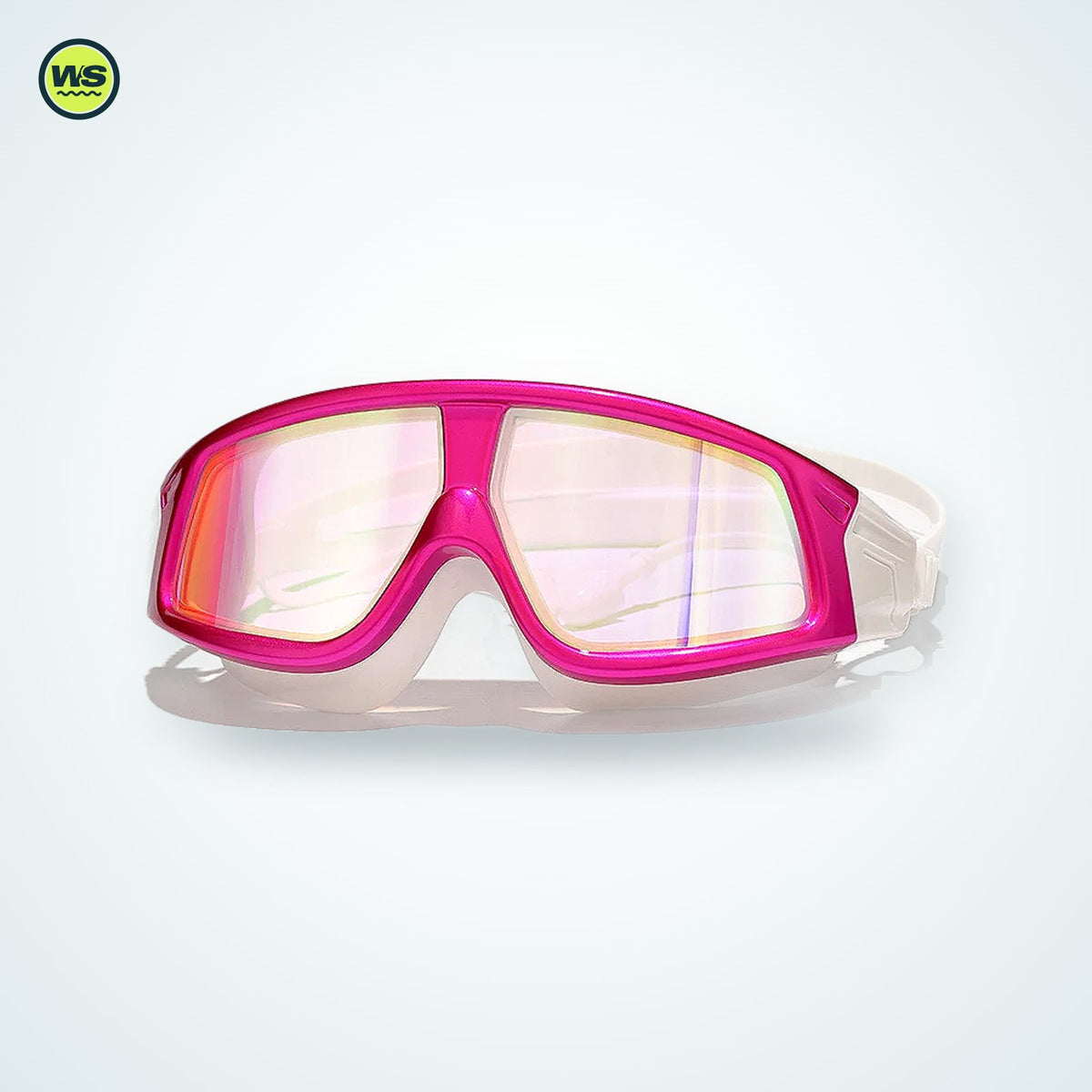 Large-Frame HD Anti-Fog Swim Goggles — studio view 3
