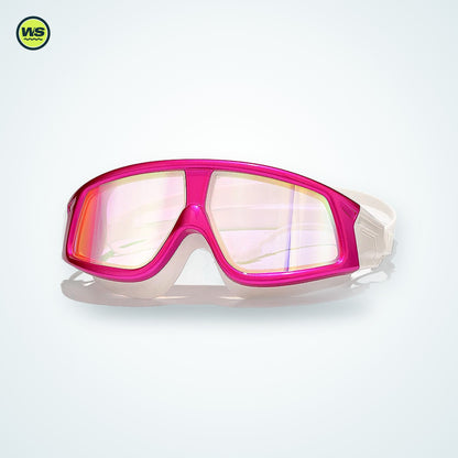 Large-Frame HD Anti-Fog Swim Goggles — studio view 3