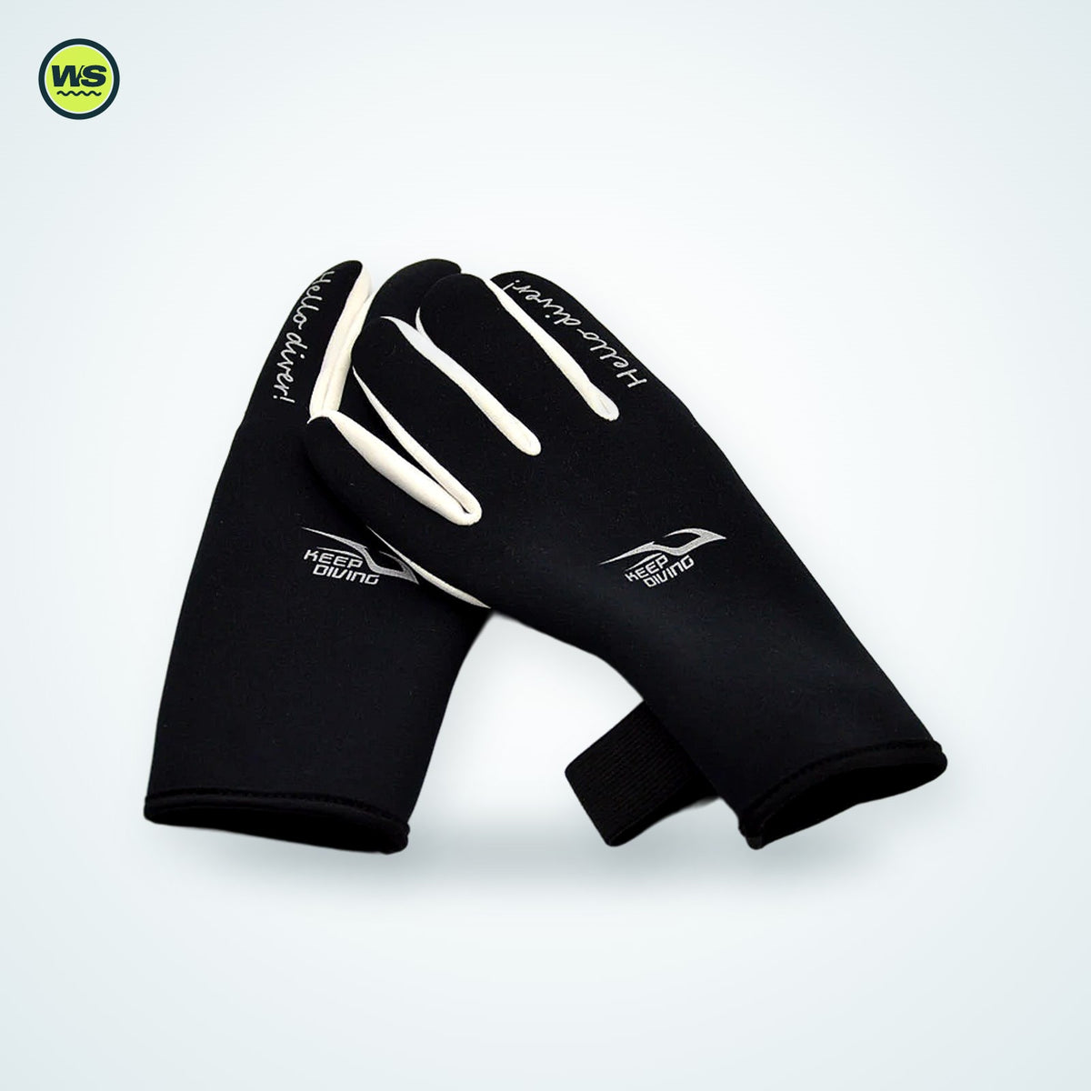 2mm Printed Non-Slip Snorkel Gloves — studio view 1